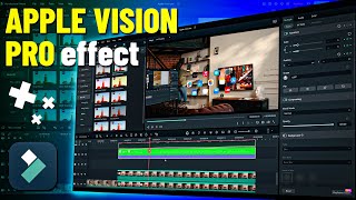FILMORA Apple vision pro EFFECT [upl. by Camille]
