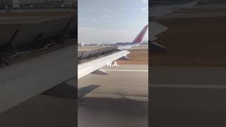 Flaps and Aileron movement while Plane landing Shorts [upl. by Sinaj475]