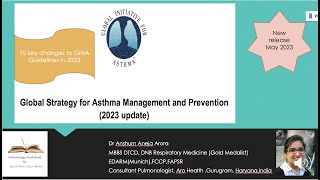 GINA guidelines2023 15 key changes summary [upl. by Anirres]