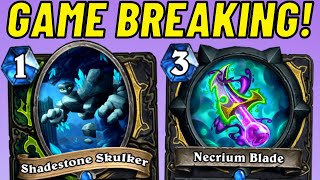 Shadestone Skulker Literally BREAKS Hearthstone NEW Mini Set is HERE [upl. by Airual953]