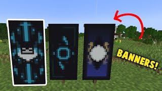 3 AMAZING Banner Designs  A Minecraft Tutorial [upl. by Artus]