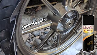 repaint velg motor warna Anodized Grey Sapporo [upl. by Romney]