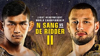 Aung La N Sang vs Reinier de Ridder ONE on TNT IV FULL MATCH [upl. by Suisyola]