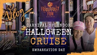 B2B Halloween Cruise on The Carnival Splendor Vlog 1 [upl. by Ocnarfnaig]