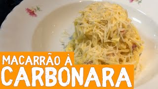 CARBONARA l RECEITA BEM SIMPLES l FÁCIL l CREMOSO l RAGULO l RAFAEL LOPES [upl. by Nye]