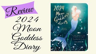 Review of 2024 Moon Goddess Diary  Rockpool Publishing [upl. by Anirbys]