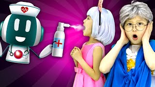 Robot Doctor Helping Mimi  Nursery Rhymes amp Kids Songs  Cherry Berry Song [upl. by Humfrey]