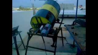 homemade cement mixer [upl. by Annek]