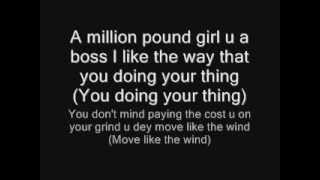 Fuse ODG  Million Pound Girl lyrics [upl. by Llevel]