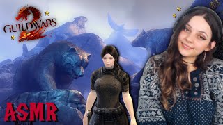 ASMR Guild Wars 2 🐻 Snowlords Gate gameplay Norn starting area  ingame ambience amp soft spoken [upl. by Bigler]