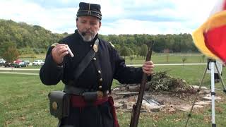 Civil War Musket Firing Demo [upl. by Sedecrem]