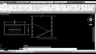 How to Draw Dog Legged Stair  2D Dog Legged Stair  2D in AutoCAD Taqnia [upl. by Hillyer]