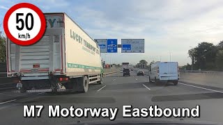 Dash Cam Ireland  M7 Motorway from Sallins to the M50 in Dublin [upl. by Kahlil981]