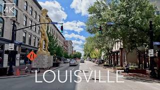 Louisville Kentucky City Driving Tour 4k  Derby City  The Ville Drive [upl. by Helbonnas341]