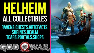 God of War  Helheim All Collectible Locations  100 [upl. by Cristy]