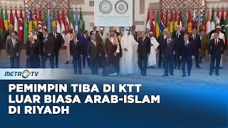 Pemimpin Tiba di KTT Luar Biasa ArabIslam di Riyadh [upl. by Enitnatsnoc]