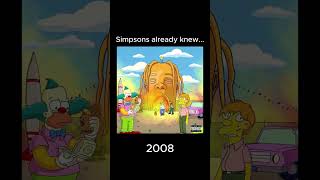 Scary Simpsons Predictions simpsons viralvideo predictions [upl. by Shandy165]