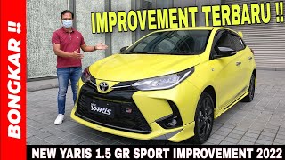 Bongkar  Toyota New Yaris 15 GR Sport Improvement 2022  Review Exterior amp Interior Terbaru [upl. by Tsirc]