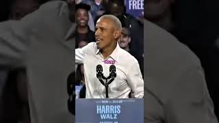 Obama RAPS Lose Yourself by Eminem at Kamalas Rally [upl. by Justinn]