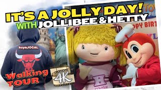 Its a Jolly Day🤗  Jollibee Mandaluyong City Philipinnes 🇵🇭 KuyaJOCAL Walking TOUR 2024 [upl. by Nolyar134]