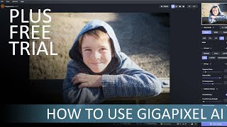 How to use Gigapixel AI  with Face Recovery [upl. by Nolyarb858]