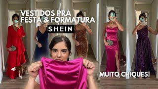 OS VESTIDOS DE FESTA MAIS LINDOS DA SHEIN [upl. by Nassir]