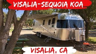 Visalia Sequoia National Park KOA Tour  Visalia CA  RV Full Time [upl. by Eladnek767]