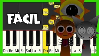 Incredibox Sprunki Phase 3 Sounds 👉 Piano Tutorial [upl. by Louisette]