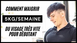 Comment Maigrir Du Visage Très Vite  5 Kilos  Semaine Pour Débutants [upl. by Tamanaha]