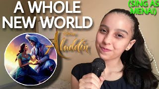 A Whole New World Naomi Parts Only  Karaoke  Aladdin [upl. by Aileen302]