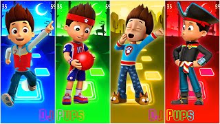 Team Ryder  Ryder 🆚 Ryder 🆚 Ryder 🆚 Ryder  PAW Patrol 🎶 Tiles Hop EDM Rush [upl. by Yrelbmik]