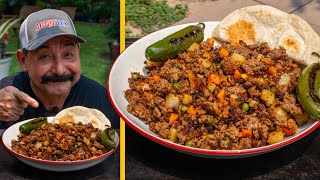 How to Make PICADILLO con PAPAS Mexican Ground Beef Recipe made Texas Style [upl. by Suisyola264]