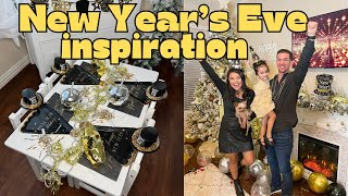 New Years Eve Party Decor Inspiration  Dollar Store Haul [upl. by Adna]