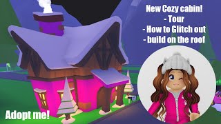 Glitching out of the New Cozy Cabin in Adopt me Roblox [upl. by Good]