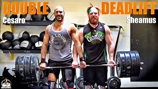 Cesaro Double Deadlift THE BAR [upl. by Winsor]