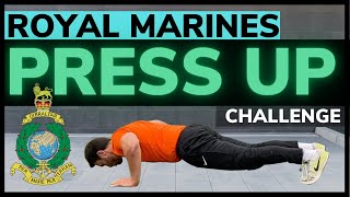 Royal Marines Press Up Test  Try This Press Up Challenge [upl. by Aikit]