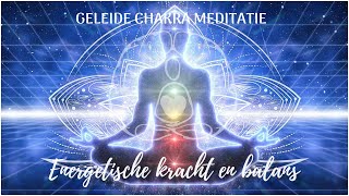 Geleide chakra meditatie  energetische kracht en balans [upl. by Sirronal]