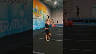 backflip cheerleading gym reels shorts parkour cool [upl. by Shermy711]