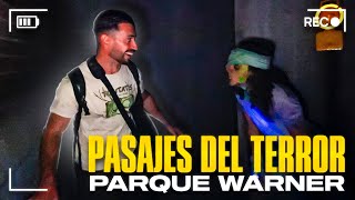 Experimento TODOS los Pasajes del Terror  HALLOWEEN PARQUE WARNER 2023 [upl. by Ahsirkal]