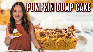 Irresistible Pumpkin Dump Cake Recipe [upl. by Isabelle]