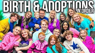 16 KiDS BiRTH and ADOPTiON stories in ORDER [upl. by Joane]