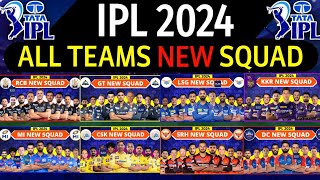 IPL 2024  All Team Squad  IPL Teams 2024 Players List  RCBCSKMIKKRSRHGTDCPBKSRRLSG [upl. by Kenton]