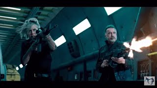 Terminator dark fate plane crash action movie [upl. by Ravi115]