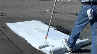 How to Install Elastomeric Roof Coating  Flat Roofs [upl. by Boarer974]