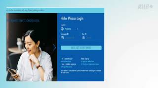 RHB Reflex  How to Perform First Time Login [upl. by Felicdad]