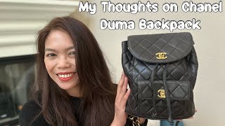 Is the Chanel Duma Backpack a Dream or a Dud Unboxing amp First Impressions [upl. by Imer]