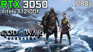 God of War Ragnarök  RTX 3050  1080p  High Settings  i3 12100F [upl. by Aanas]