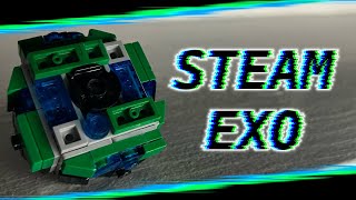 Steam Exo A Custom Lego Beyblade Review [upl. by Adnolat]