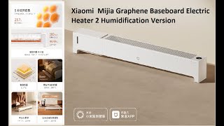 Xiaomi Graphene Baseboard Electric Heater 2 Humidification [upl. by Eliak]