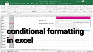 Conditional formatting in excel  Conditional formatting  Conditional Formatting  Advance excel [upl. by Myra]